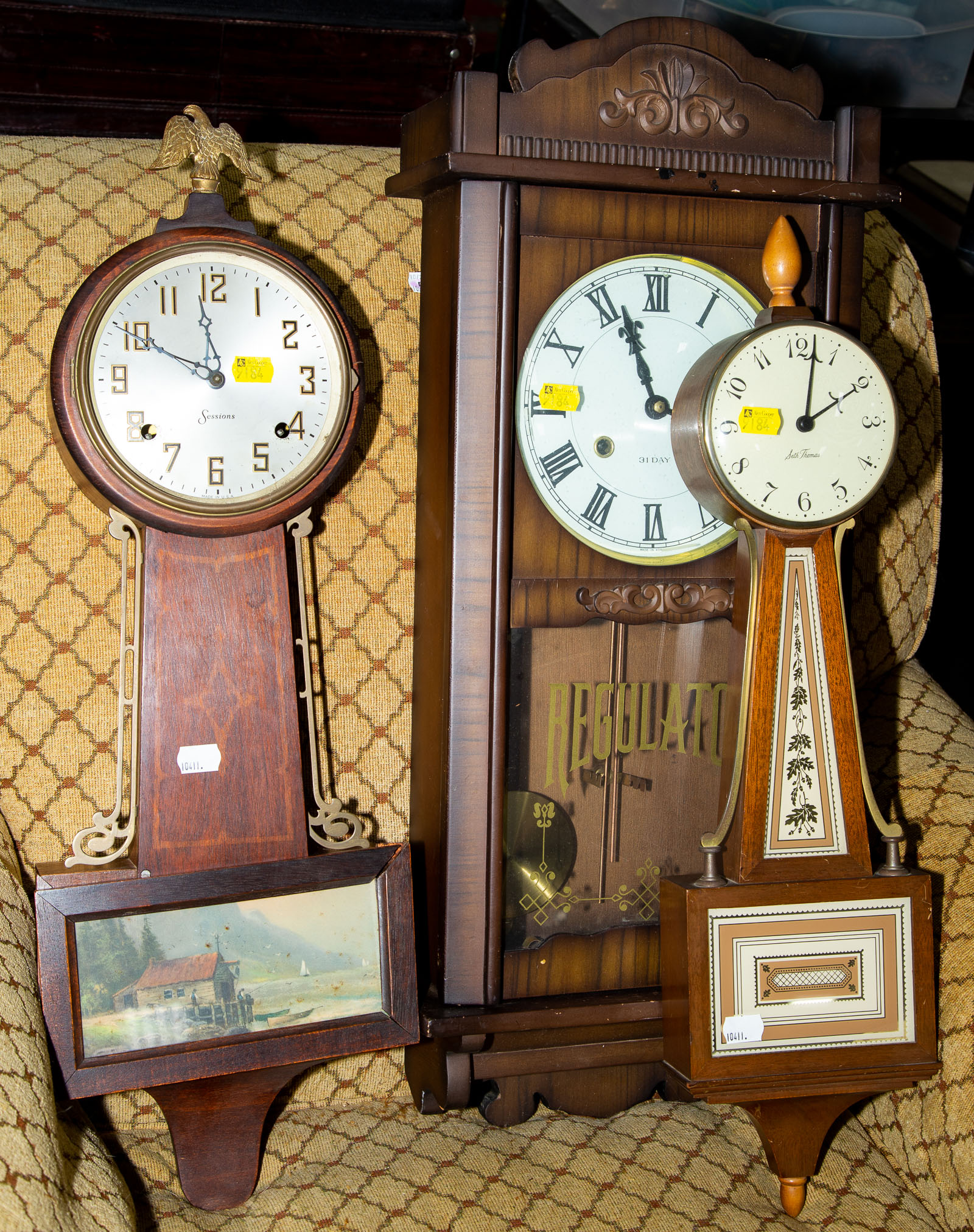 THREE WALL CLOCKS Includes Sessions