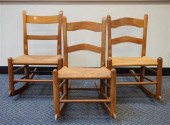 THREE WALNUT RUSH SEAT SIDE RO