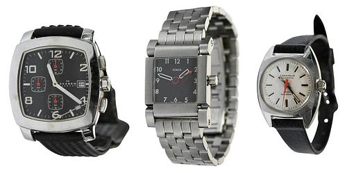 THREE WATCHES- XEMEX, CARAVELLE,