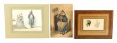 +THREE WATERCOLORS, TWO BY NIC