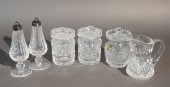 THREE WATERFORD CUT CRYSTAL JA