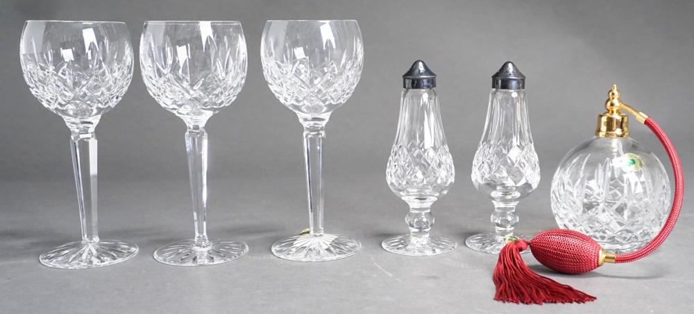 THREE WATERFORD IRISH CRYSTAL