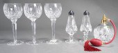THREE WATERFORD IRISH CRYSTAL