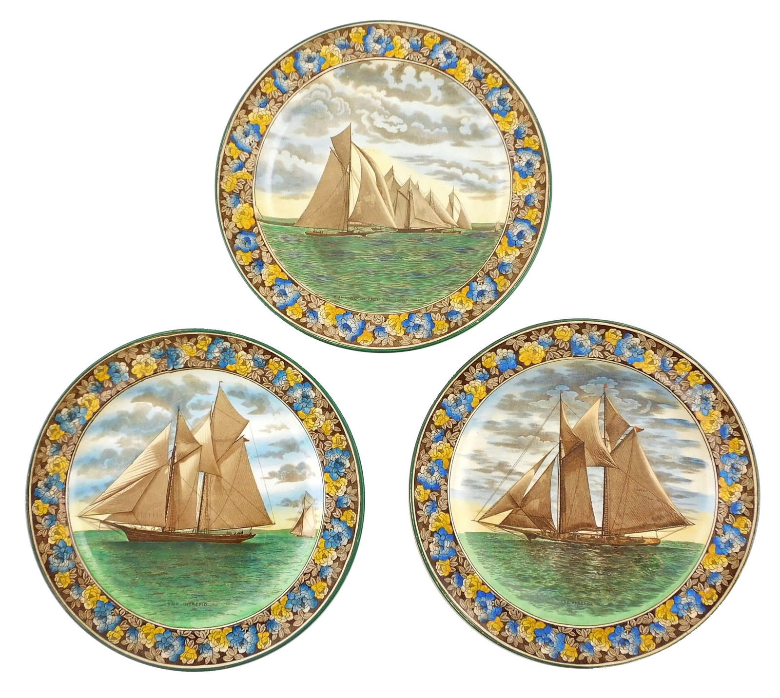 THREE WEDGWOOD 1885 AMERICA'S CUP
