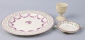 THREE WEDGWOOD CREAMWARE RETIC