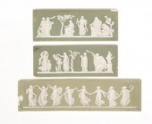 THREE WEDGWOOD GREEN JASPERWAR
