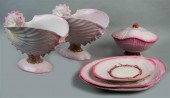 THREE WEDGWOOD PINK PEARLWARE