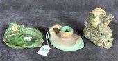 THREE WELLER AMERICAN ART POTT