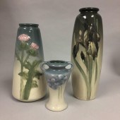 THREE WELLER ART POTTERY 'EOCE