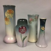 THREE WELLER ART POTTERY 'ETNA
