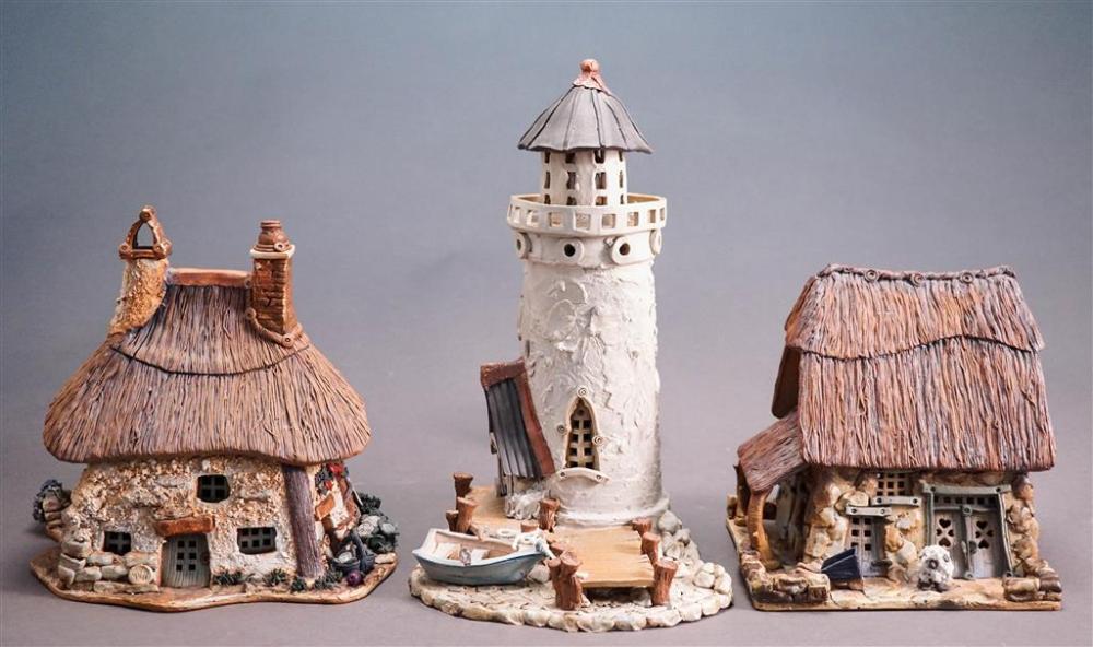 THREE WENDY MEADOWS STONEWARE