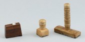 THREE WHALING LOGBOOK STAMPS 1