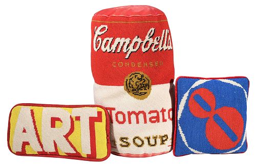 THREE WHIMSICAL POP ART