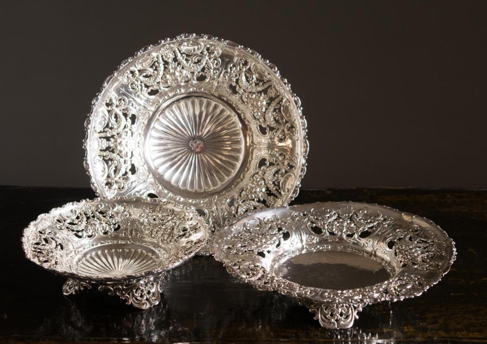THREE WHITING STERLING SILVER