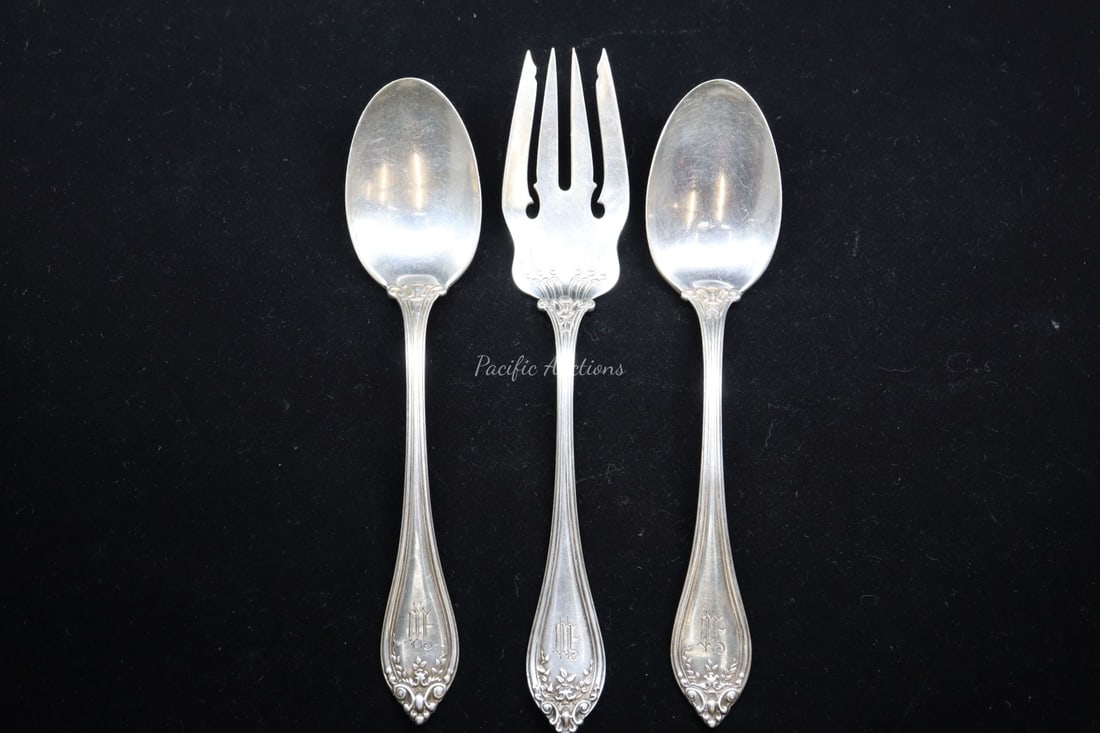 THREE WILCOX & EVERTSEN STERLING