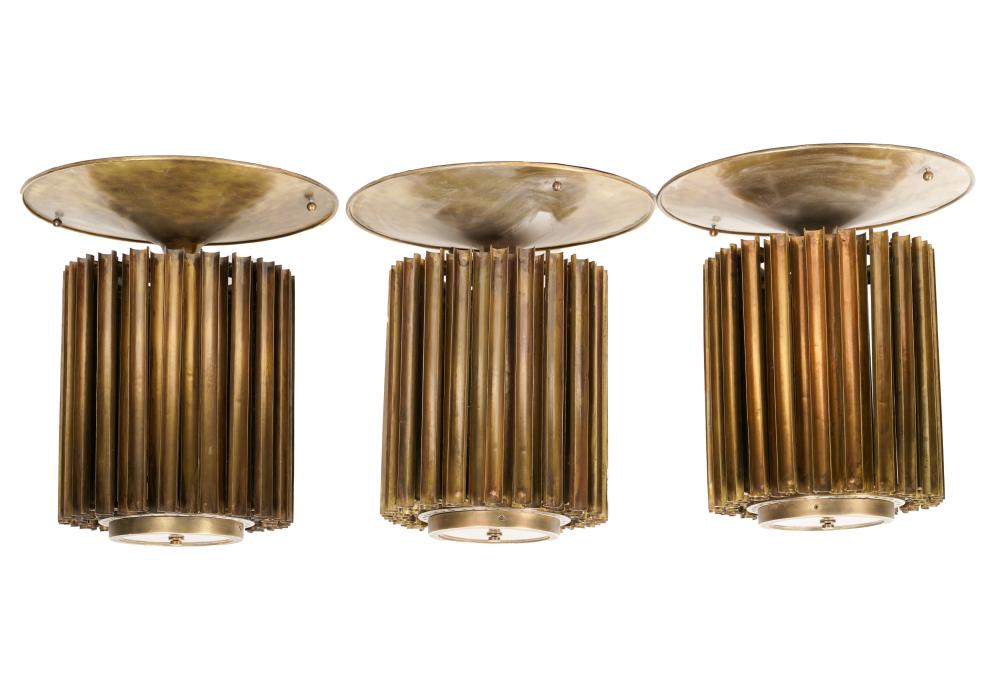 THREE WINDSOR SMITH BRASS CEILING