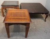 THREE WOOD COFFEE TABLESThree