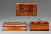 Three Wooden Boxes British, 19