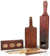THREE WOODEN BOXES<br>Three wo