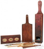 THREE WOODEN BOXESThree wooden