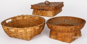 THREE WOODLANDS BASKETSThree W