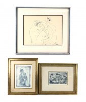 THREE WORKS ON PAPER: EDNA HIB
