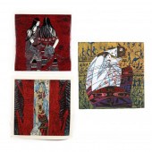 THREE WORKS ON PAPER IN STYLE