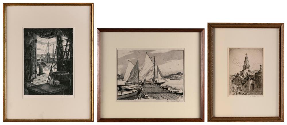 THREE WORKS ON PAPER, TWO
