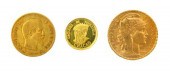†THREE WORLD GOLD COINS: 1859