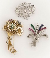 THREE YELLOW AND WHITE-GOLD, D