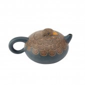 Three Yixing Teapots   The fir