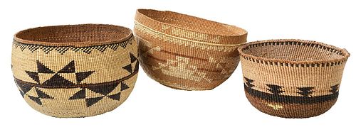 THREE YUROK-KAROK-HUPA