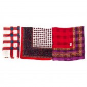 THREE YVES SAINT LAURENT SCARV