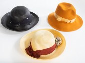 THREE YVONNE LAFLEUR HATS One