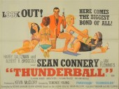 Thunderball poster  Quad  UK