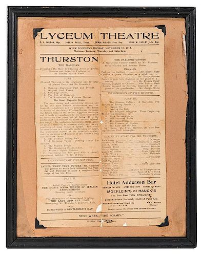 THURSTON LYCEUM THEATRE