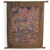 TIBET THANGKA HAND PAINTED CLO