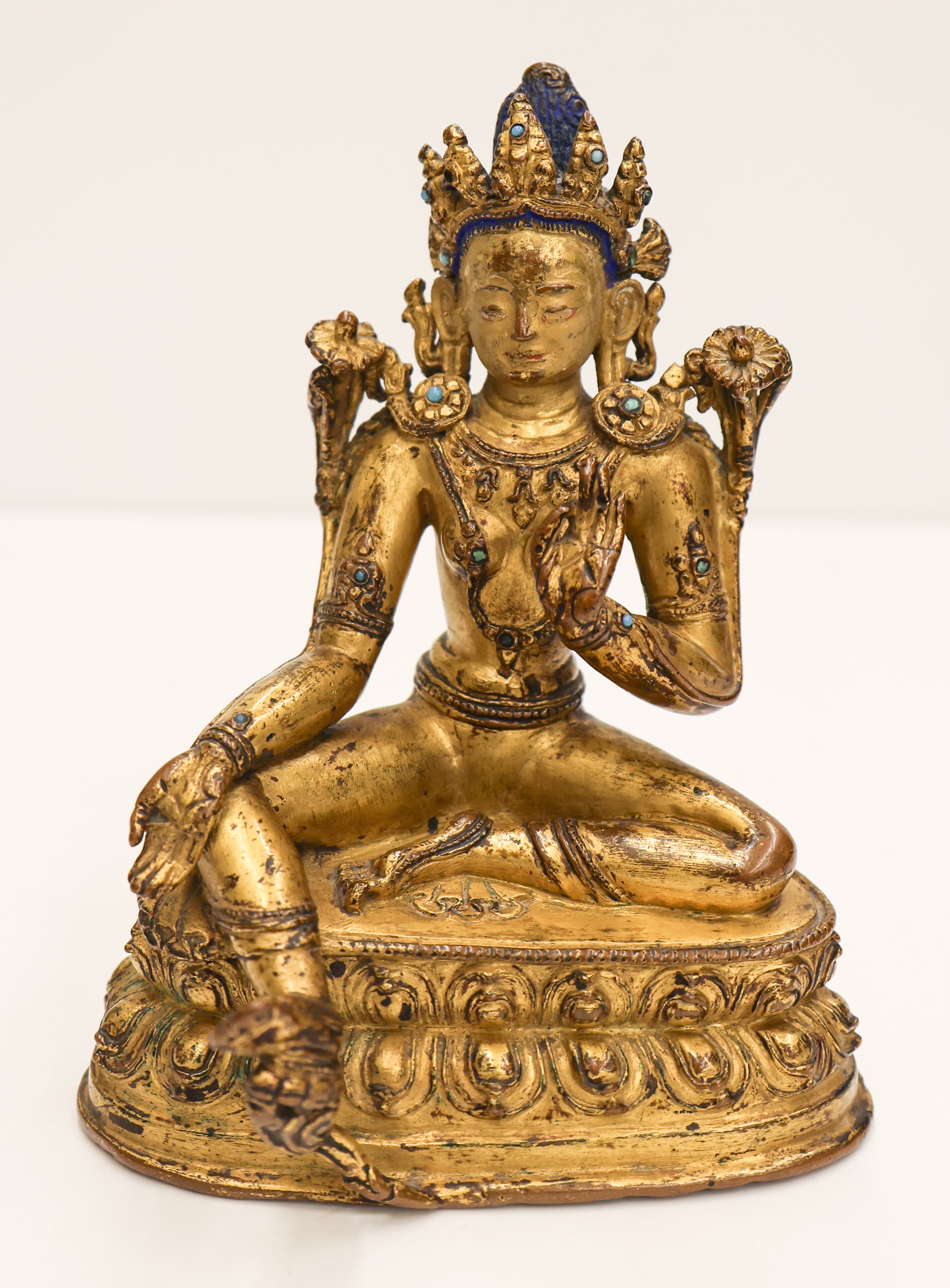 Tibetan 18th Cent. Gilt Copper