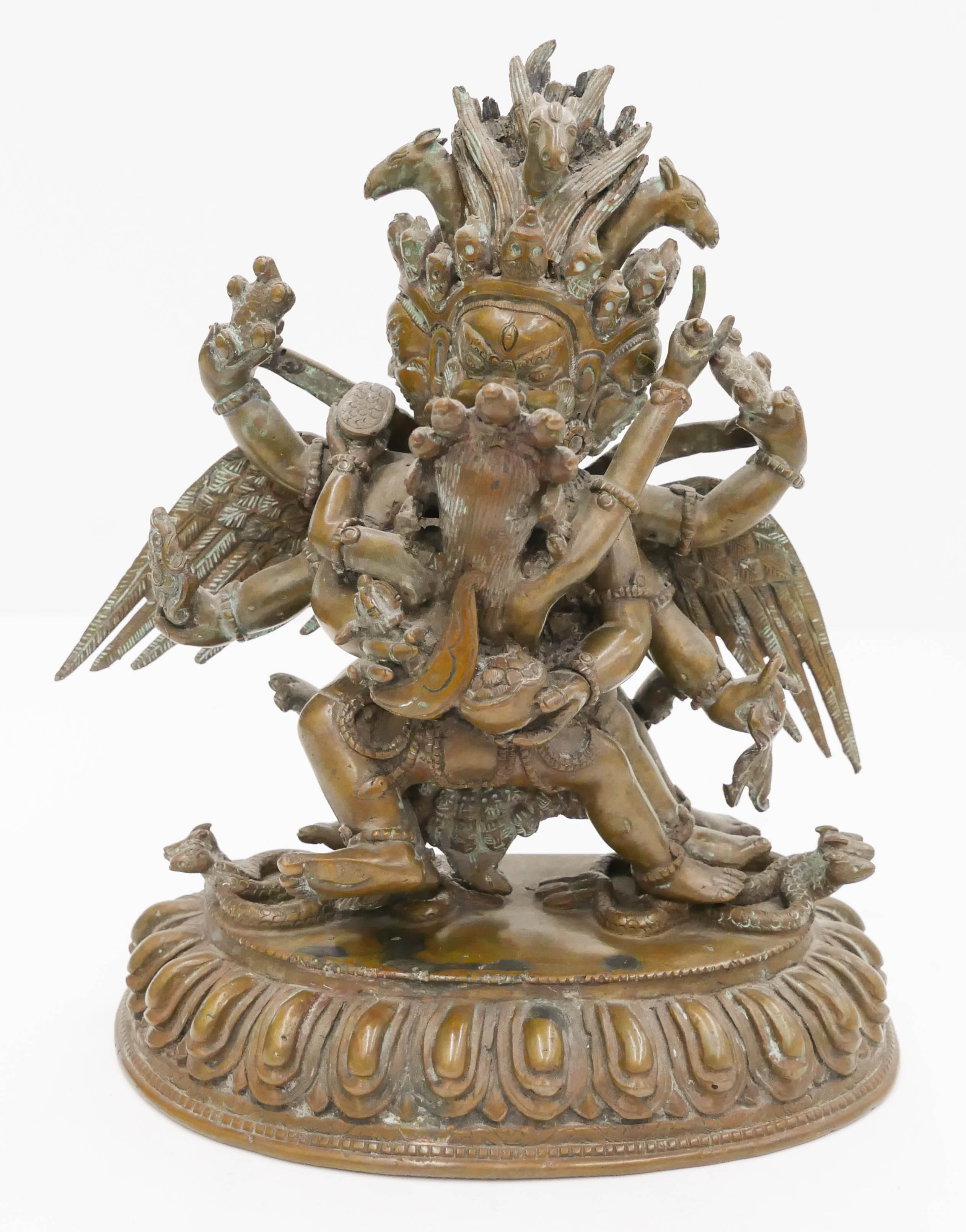 Tibetan 19th Cent. Bronze Hayagriva