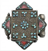 TIBETAN AMULET CASETibetan Amu