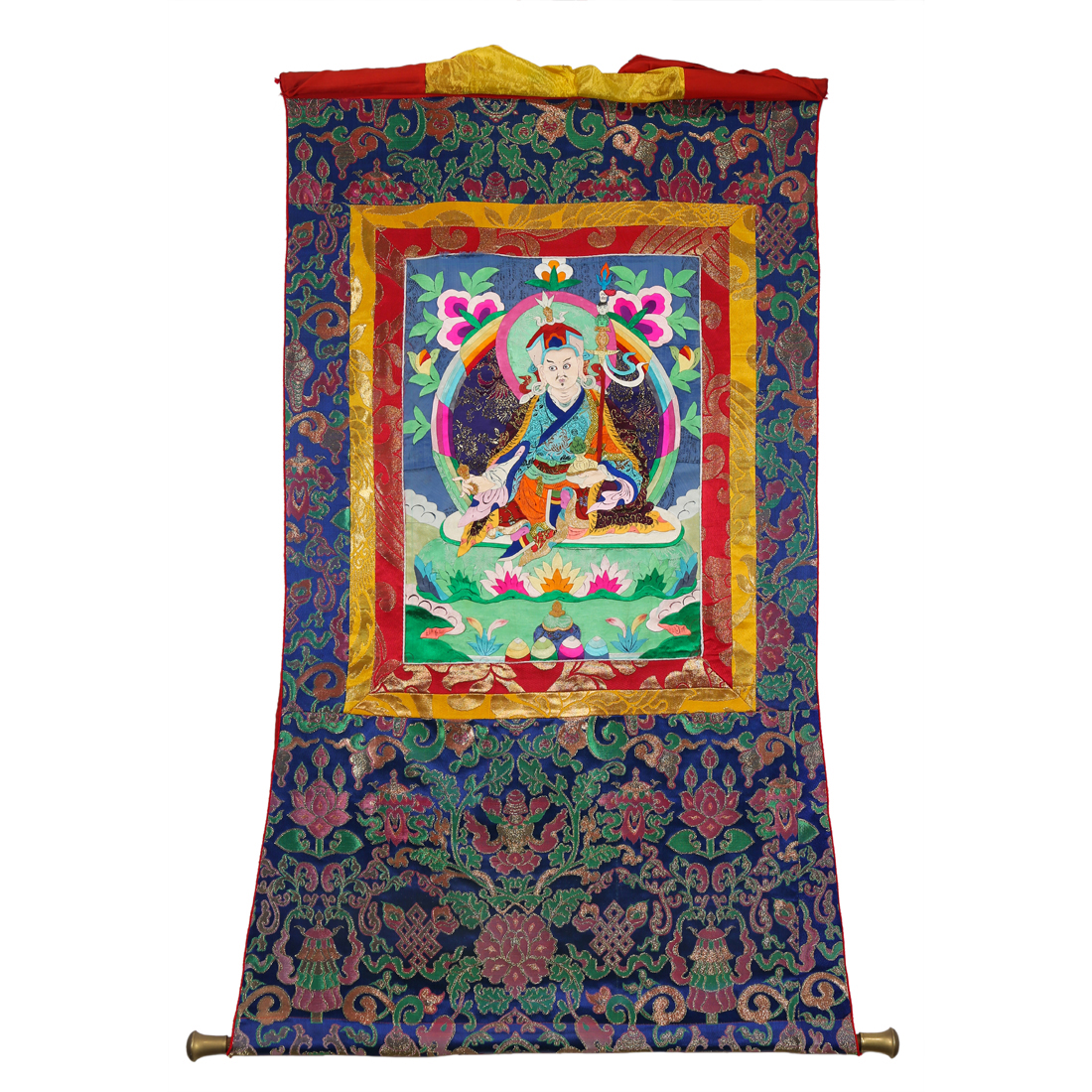 TIBETAN APPLIQU?D THANGKA Tibetan