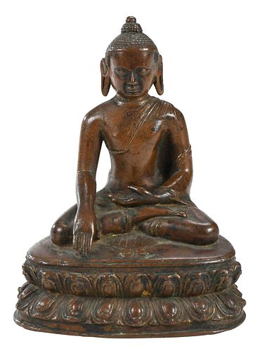 TIBETAN BRONZE FIGURE OF