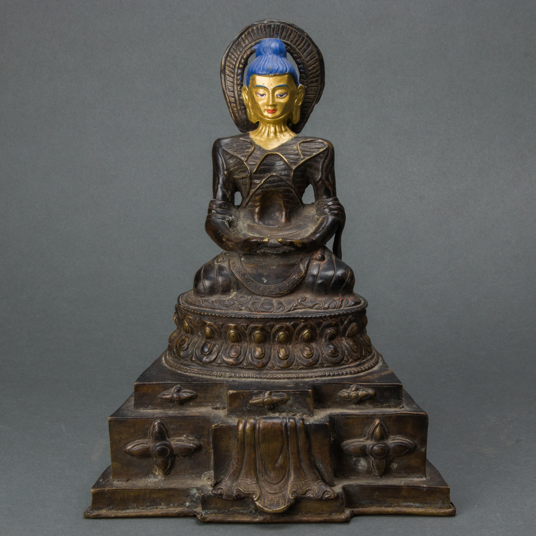 TIBETAN BRONZE FIGURE OF THE