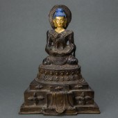 TIBETAN BRONZE FIGURE OF THE A