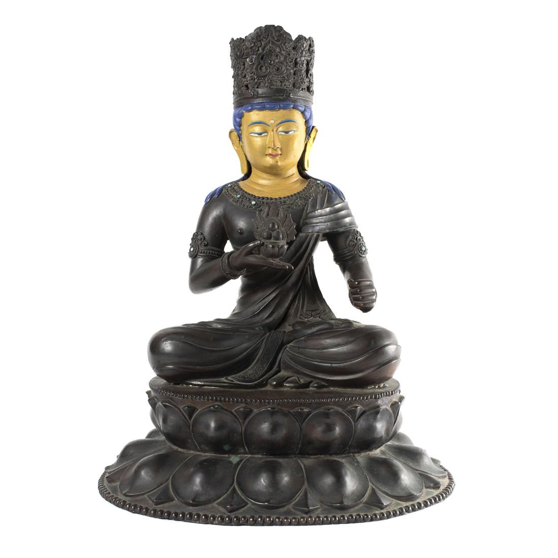 TIBETAN BRONZE FIGURE OF THE