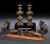 Tibetan Bronze Phurba and Stan