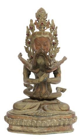 TIBETAN BUDDHIST CAST BRONZE