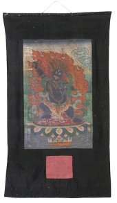 TIBETAN BUDDHIST HAND-PAINTED