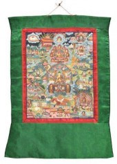 TIBETAN BUDDHIST THANGKA WALL