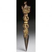 TIBETAN CEREMONIAL PHURBA DAGG
